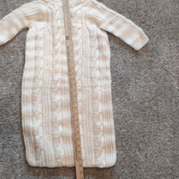 baby bunting for cold weather, Hand knit - Picture 5 of 8